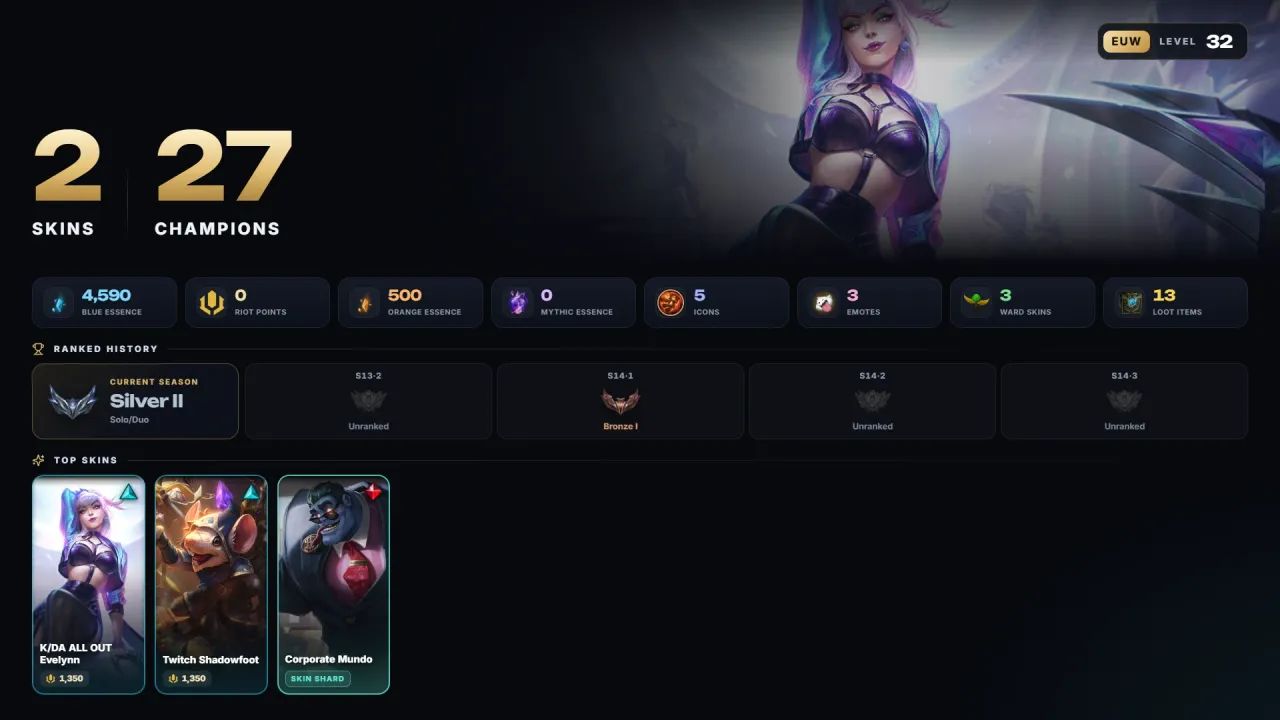 Account #12169, screenshot 1 of 3