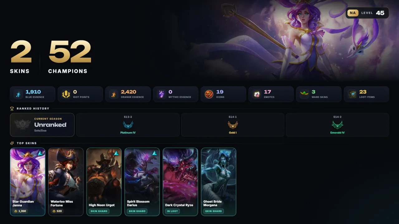 Account #12231, screenshot 1 of 3