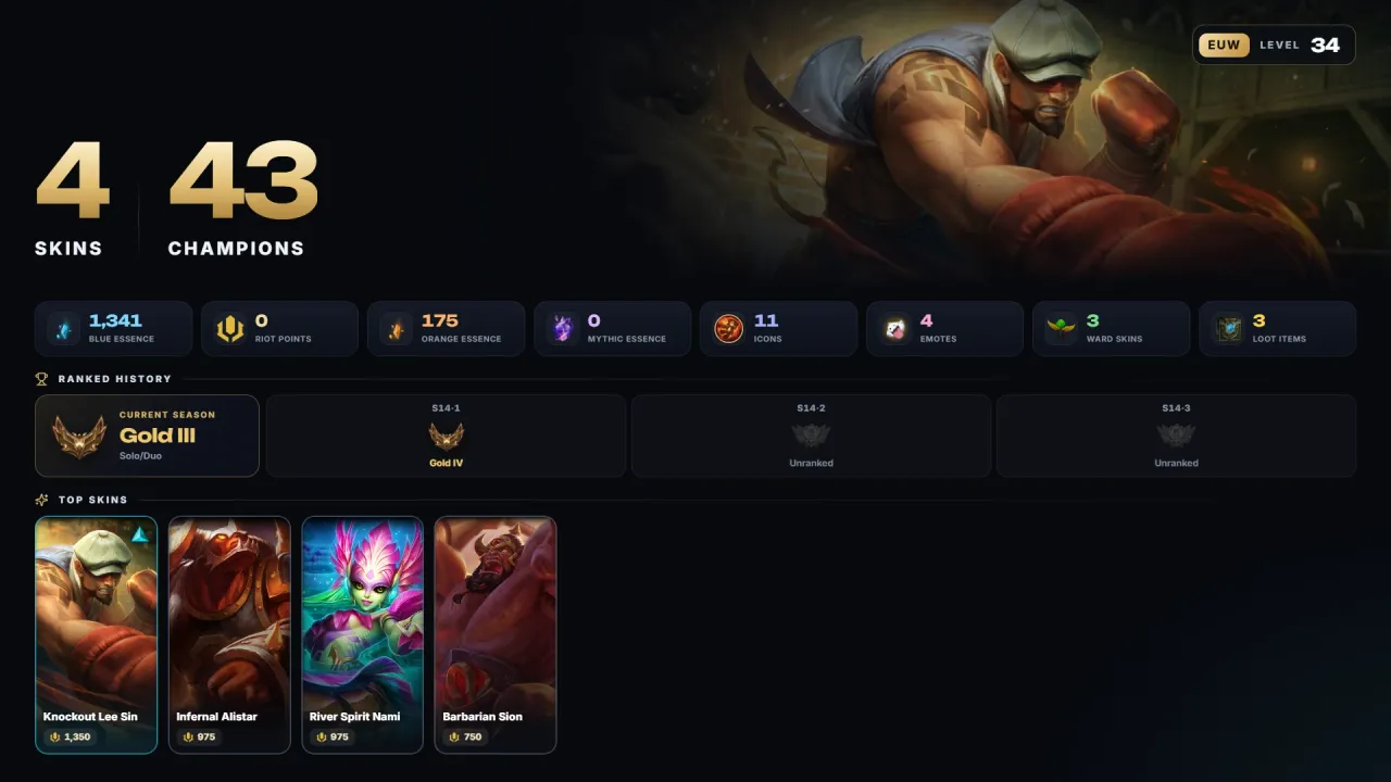 Account #12203, screenshot 1 of 3