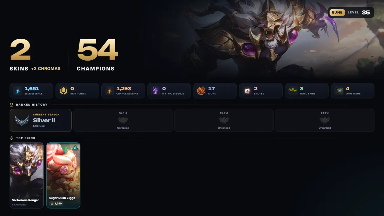 Account #12214, screenshot 1 of 3