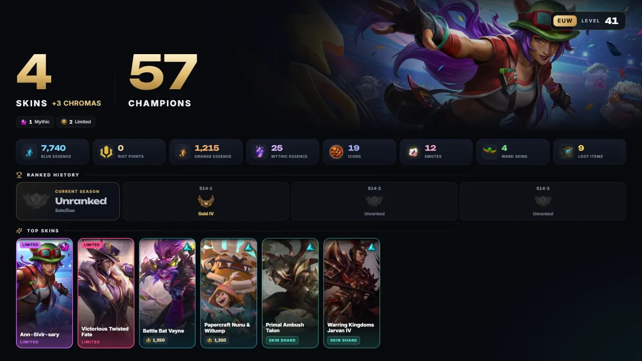 Account #12227, screenshot 1 of 4